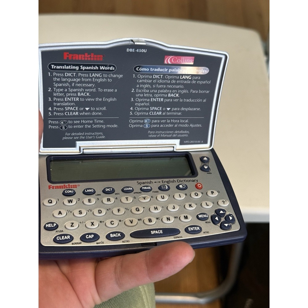 Franklin Dictionary‎ Handheld MWD-450 Electronic Merriam-Websters, Needs Battery